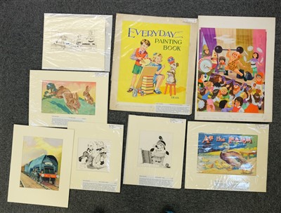Lot 616 - Original Artwork. A collection, for children's books and annuals, 1940s-1980s