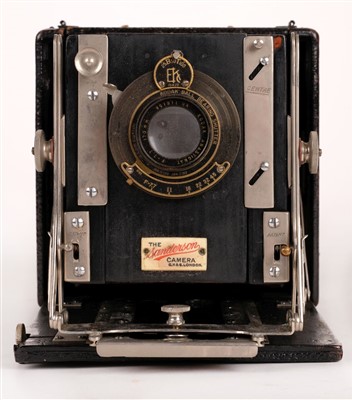 Lot 317 - Sanderson Regular Hand and Stand Camera (late 1920s) and other vintage cameras / accessories