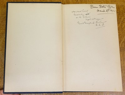 Lot 263 - Titanic. Life of St. Aloysius Gonzaga, inscribed by Father Thomas Byles, 1912