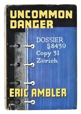 Lot 639 - Ambler (Eric). Uncommon Danger, 1st edition, 1937