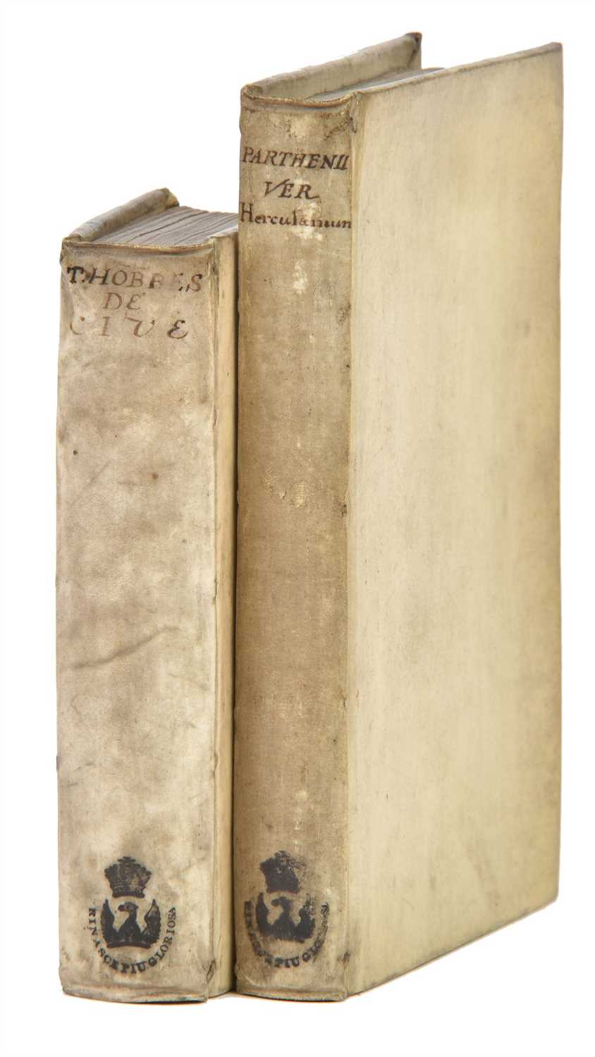 Lot 319 - Hobbes (Thomas, of Malmesbury). Elementa Philosophica, 1696