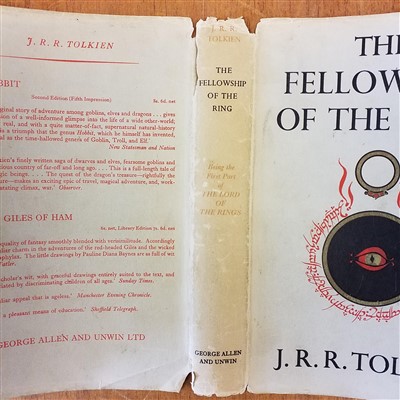 Lot 752 - Tolkien (J.R.R.). Fellowship of the Ring, 2nd impression, 1954
