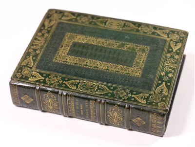 Lot 6 - Bible, 1606, 19th-century straight-grain green moroco gilt