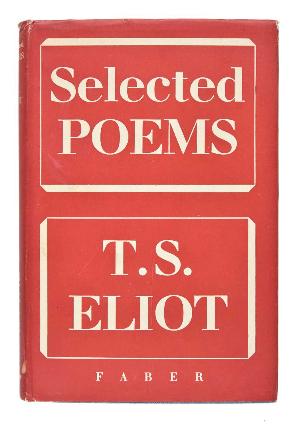 Lot 675 - Eliot (T.S.) Selected Poems, 1st Faber & Faber edition, 1954