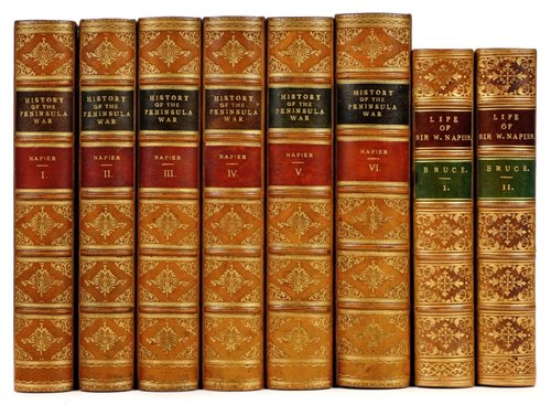 Lot 20 - Napier (William F. P). History of the War in the Peninsula, 6 volumes, 1832-40