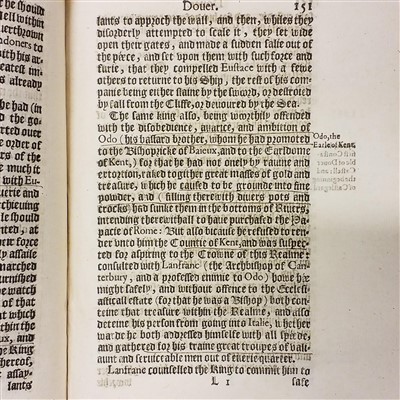 Lot 153 - Lambarde (William), A Perambulation of Kent, 1596