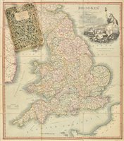 Lot 230 - Folding maps. England & Wales