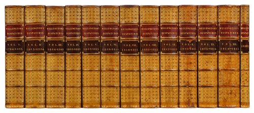 Lot 10 - Gurwood (Lieut. Colonel). Dispatches of Field Marshal the Duke of Wellington, 13 volumes, 1837-39