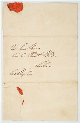 Lot 68 - Duke of Wellington, Autograph Letters, 1812