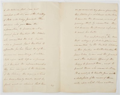 Lot 69 - Duke of Wellington, Autograph letter, 1810