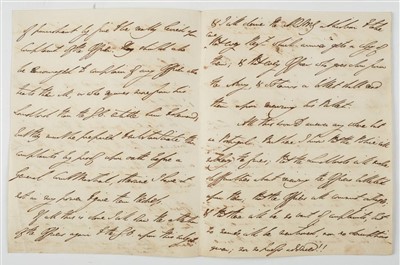 Lot 71 - Duke of Wellington, Autograph letter, 1811