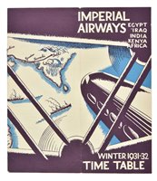 Lot 181 - Civil Aviation - Imperial Airways Timetables