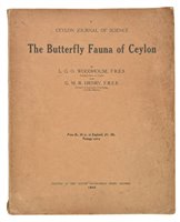Lot 205 - Woodhouse (L. G. O.). The Butterfly Fauna of Ceylon, 1st edition, Colombo, 1942