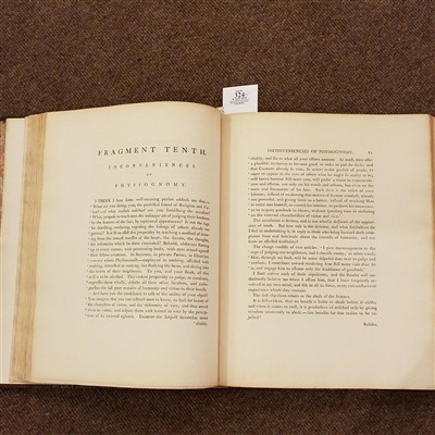 Lot 324 - Lavater (John Caspar). Essays on Physiognomy, 5 volumes 1789-1810