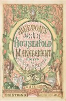 Lot 424 - Beeton (Isabella). The Book of Household Management, 1st edition, 1861
