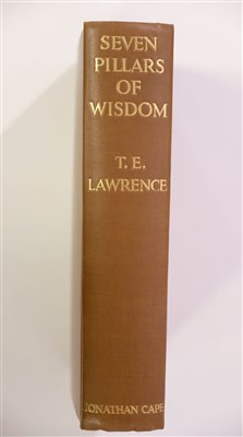 Lot 383 - Lawrence (T.E.) Seven Pillars of Wisdom, 1st traded edition, 1935