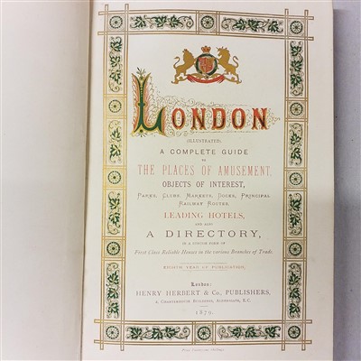 Lot 155 - London Illustrated. A Complete Guide, 1879