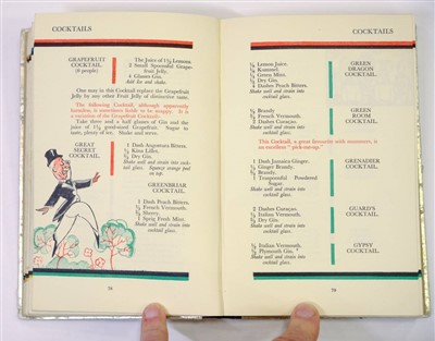 Lot 447 - Craddock (Harry). The Savoy Cocktail Book