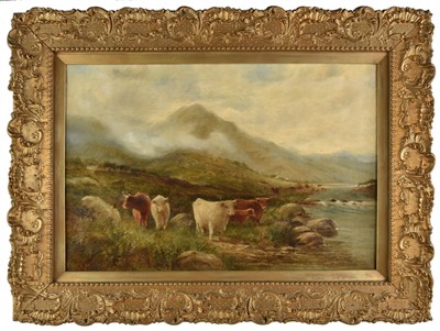 Lot 258 - Bradley (Norman, active 1906-1914). Beside the Moorland Stream & On the Scotch Moors, 1907