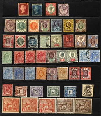 Lot 288 - Stamps. A collection of Victorian and later stamps