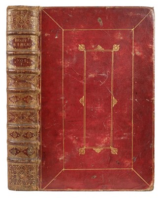 Lot 281 - Bible [English]. The Holy Bible, 2 volumes, Oxford: The Theatre, 1680