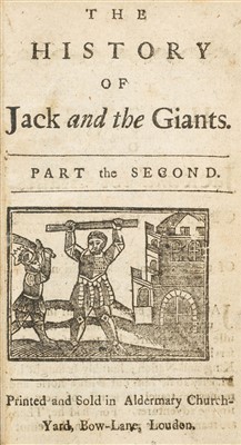 Lot 232 - Chapbook. The History of Jack and the Giants, between circa 1754 and 1770