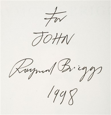 Lot 551 - Briggs (Raymond). The Snowman, 1st edition, 1978