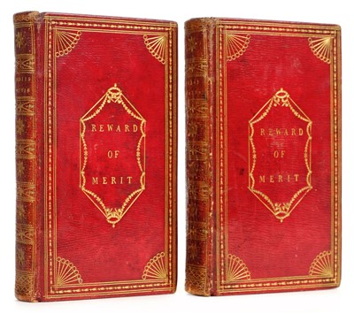 Lot 328 - Smith (Charlotte Turner). Rural Walks [and] Rambles Farther, red morocco gilt, 1800
