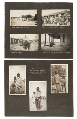 Lot 135 - India & Afghanistan. A book of photographs taken in India, circa 1916-19