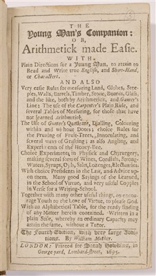 Lot 96 - Mather (William). The Young Man's Companion, 1695