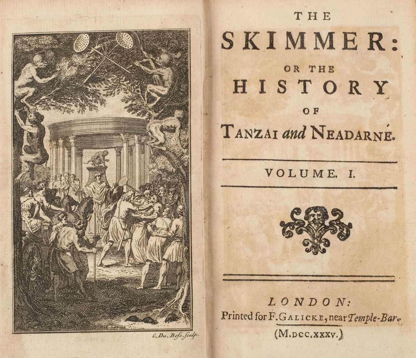 Lot 171 - Crébillon (Claude-Prosper Jolyot de). The Skimmer, 1st edition in English, 1735