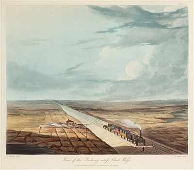Lot 368 - Bury (Thomas Talbot). Six Coloured Views on the Liverpool and Manchester Railway, 1831