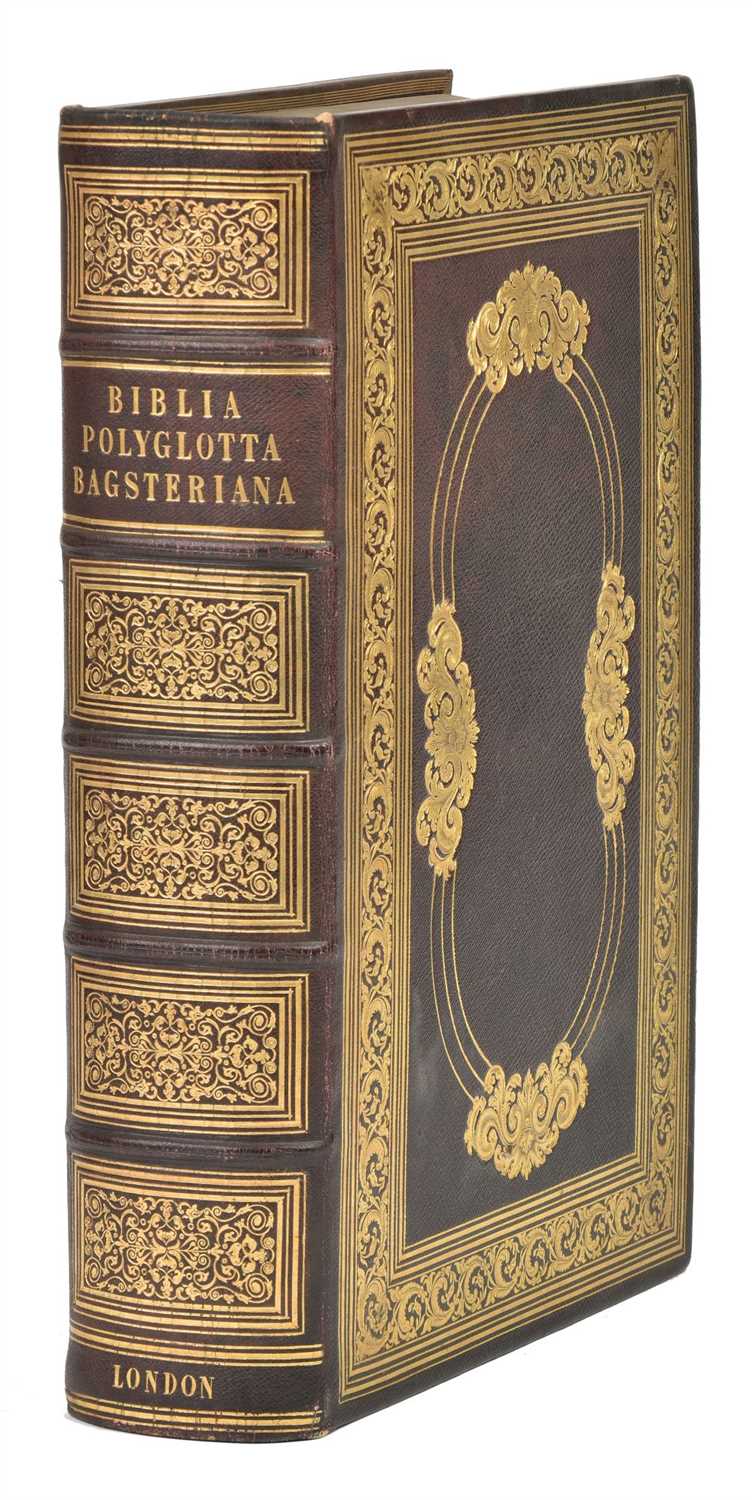 Lot 289 - Bible [Polyglot]. Biblia Sacra Polyglotta, London: Samuel Bagster, 1831