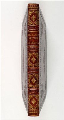 Lot 343 - Grahame (James). British Georgics, 1st edition, 1809, extra-illustrated with floral watercolours