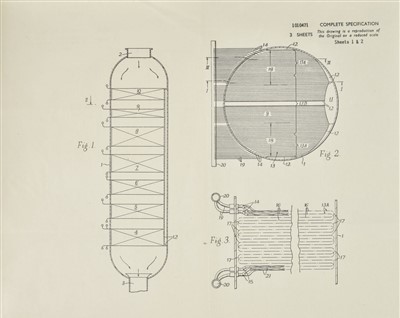 Lot 237 - Babcock & Wilcox Company and others. Group of nuclear power patents, c.1950-60