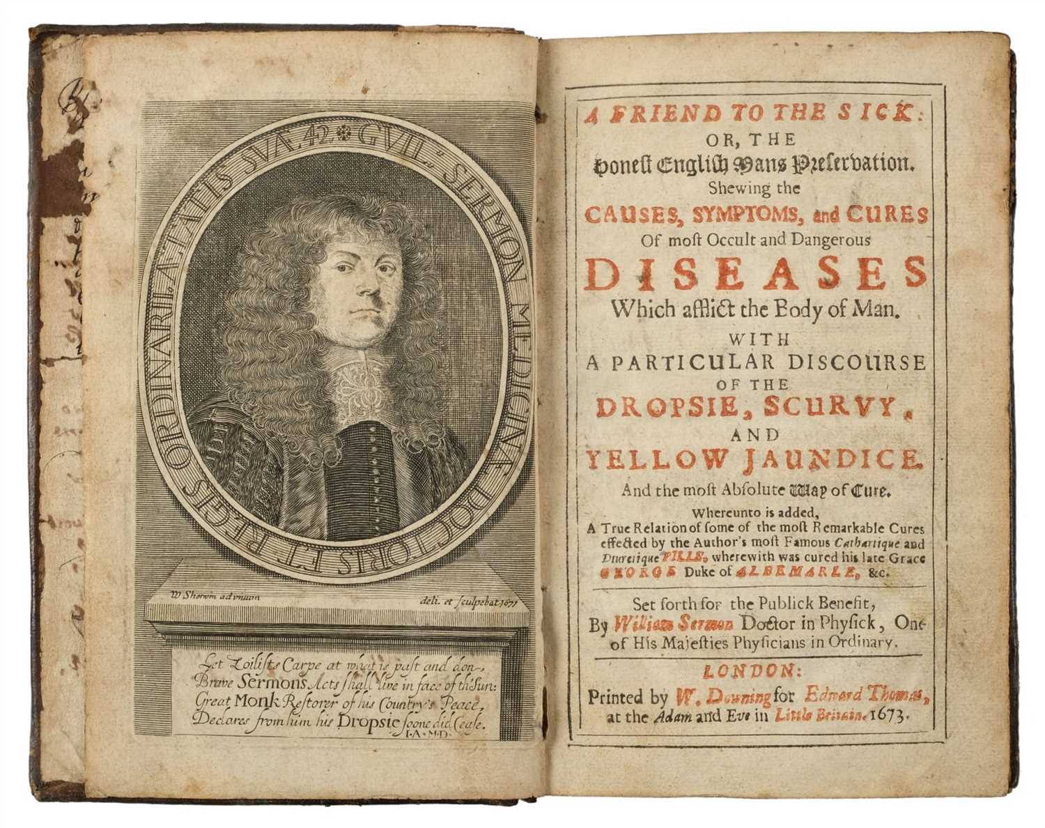 Lot 46 - Sermon (William). A Friend to the Sick, 1673