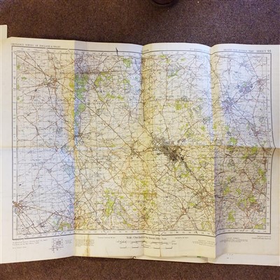 Lot 161 - Campaign and military edition maps.