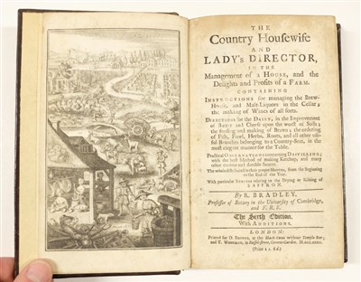 Lot 164 - Bradley (Richard). The Country Housewife and Lady's Director, 1732
