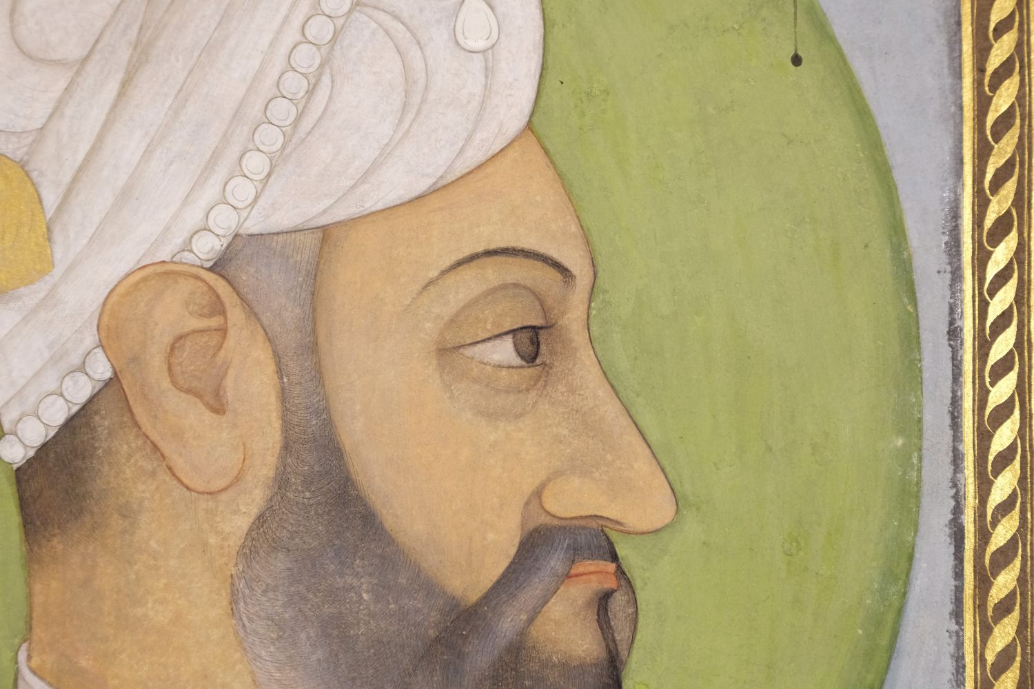 Lot 401 - Mughal School. Portrait Of Aurangzeb, Circa