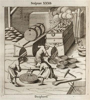 Lot 70 - Ercker (Lazarus, & John Pettus). Fleta minor, 1683