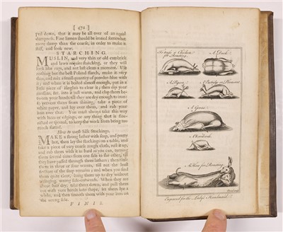 Lot 220 - Phillips (Sarah). The Ladies Handmaid: or, a Complete System of Cookery, 1758