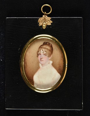 Lot 223 - [Austen, Jane]. Portrait Miniature of Mary Susannah Digweed, by George Jackson, circa 1811