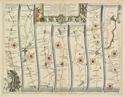 Lot 176 - Ogilby (John). The Road form London to Buckingham continued to Banbury [1675]