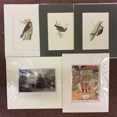 Lot 224 - Prints & engravings.  Mxed collection of 750 prints and engravings, mostly 19th century