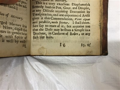 Lot 45 - Bolnest (Edward). Aurora Chymica, 1st edition, 1672