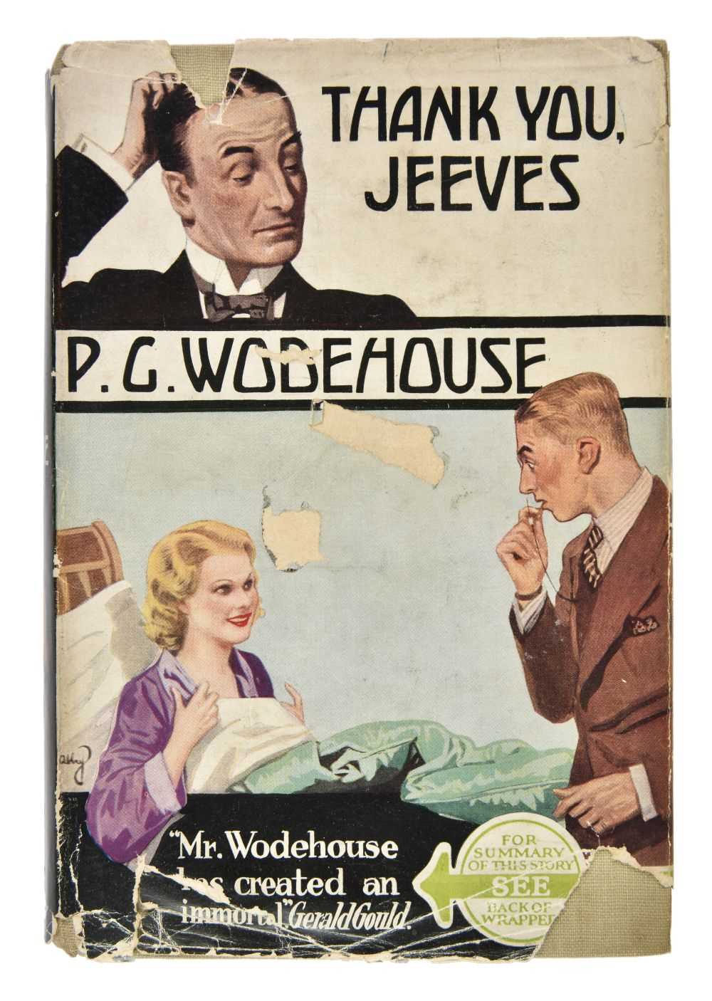 Lot 764 - Wodehouse (P.G.) Thank You, Jeeves, 1st edition, 1934