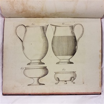 Lot 315 - Leeds Pottery Pattern Book. Designs of Sundry Articles, 1794