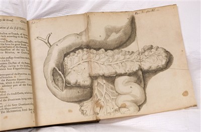Lot 57 - Graaf (Reinier de). De Secco Pancreatico: Or, A Physical and Anatomical Treatise, 1676