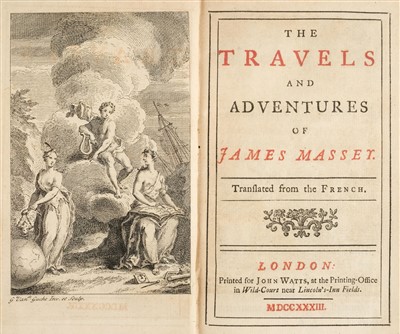Lot 166 - Tyssot de Patot (Simon). The Travels and Adventures of James Massey, 1733