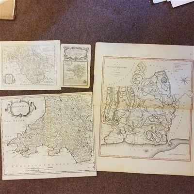 Lot 182 - Wales. Collection of 65 maps